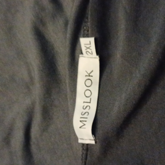 $4 Add-on Gray "Faith" V-Neck Tee - Size 2XL (US16) - Picture 6 of 7